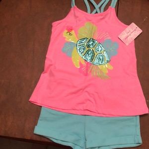 NWT Tommy Bahama sequin shorts set